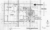 Grundriss Untergeschoss nicht maßstabsgerecht - 