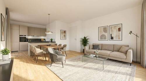 Wohnraum - Moderne 3-Zimmer Wohnung mit 2 Terrassen!