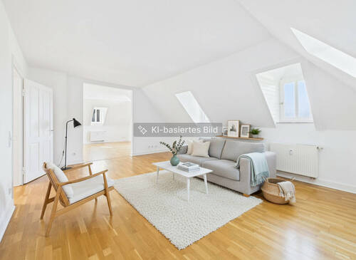 eingerichtetes Wohnzimmer - 
