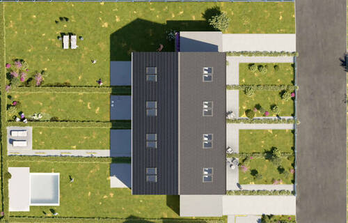 3D Visualisierung Vogelprespektive 4-Spänner - 