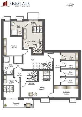Maisonette-Gertenwohnung Nr. 1 im UG - 