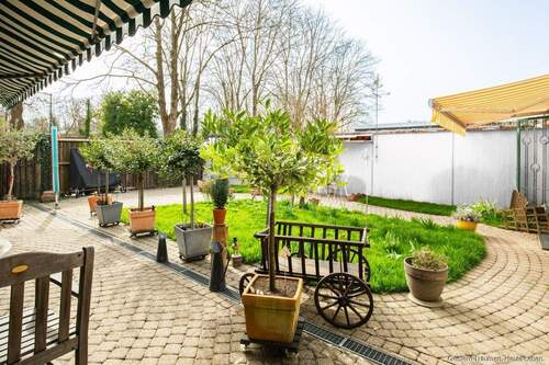 Garten - Vielseitig nutzbarer L - Bungalow in Massivbauweise mit Photovoltaik und hochwertiger Ausstattung