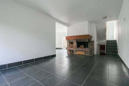 Kamin-Wohnzimmer - Doppelhaushälfte mit 110,30 m&sup2; in Kalkar zum Kaufen