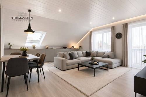 Beispiel des modernisierten Wohn-/Esszimmers - 2 Zimmer Etagenwohnung in Lauffen am Neckar