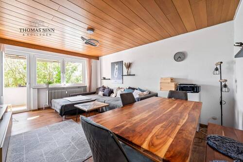 Wohn-/Esszimmer - 3 Zimmer Etagenwohnung zum Kaufen in Leingarten