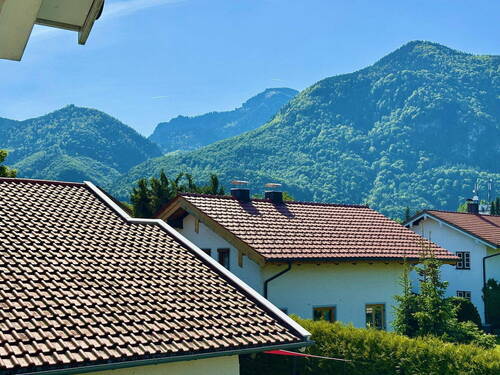 Ausblick vom Südbalkon - 3 Zimmer Etagenwohnung zum Kaufen in Grassau