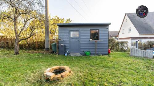 RF-1384 Winkelhaid Gartenhaus mit Feuerstelle - 