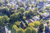 Grundstück von oben - Blick von West-Nordwest - 
