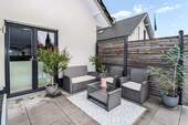 Terrassenansicht vorne - 5 Zimmer Doppelhaushälfte zum Kaufen in Paderborn
