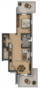 Grundriss der Wohnung 29 im 1. OG - Etagenwohnung mit 55,20 m&sup2; in Welver zum Kaufen