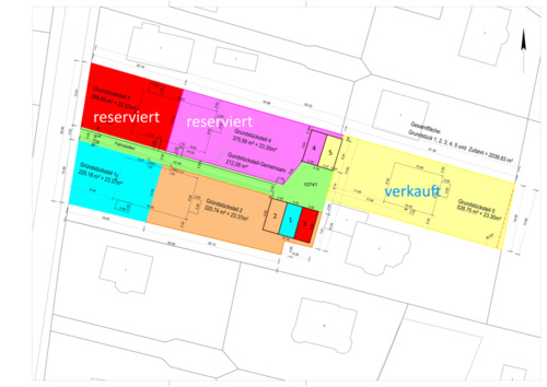 Lageplan - Grundstücksteil 2 - Grundstück zum Kaufen in Hamburg