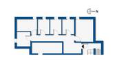 Grundrissskizze Souterrain Keller - 