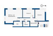 Grundrissskizze Erdgeschoss rechts - 