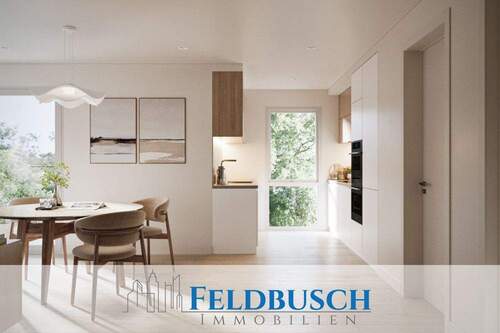 Cover Küche Logo - Moderne 3-Zimmer-Dachgeschosswohnung mit Terrasse in Altenfurt