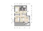 Grundriss DG Wohnung 6 - 