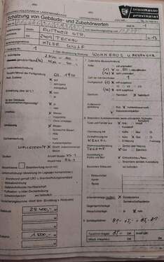 Werte Gebäude 1979 - 