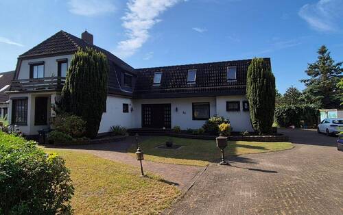 Hausansicht_Straße - 3 Zimmer Mehrfamilienhaus, Wohnhaus zum Kaufen in Ottersberg