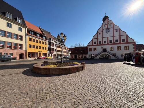 Marktplatz von Grimma.. - 
