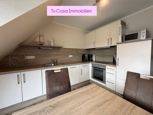 Küche - Norddeich - Ihr neues Urlaubsdomizil mit Balkon + Stellplatz