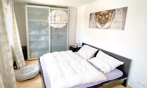 Schlafzimmer - Etagenwohnung mit 54,20 m² in Wang zur Miete