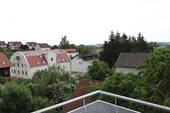 Der Ausblick vom Balkon - 