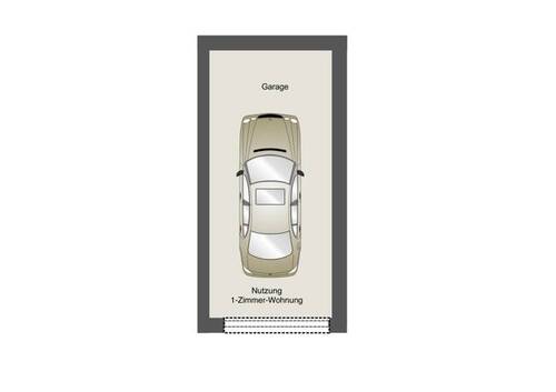 Nutzung als 1-Zi.-Whg. Nr. 7 EG (mitte) - 