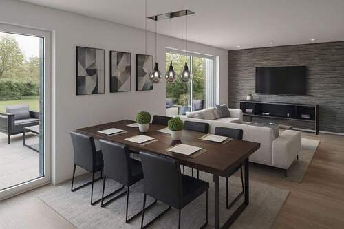 Wohn l Essbereich - Bungalow mit 80,30 m&sup2; in Hof zum Kaufen