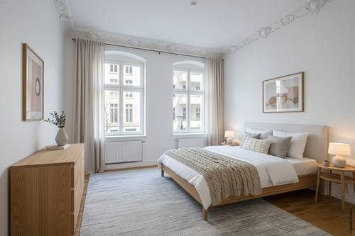 Schlafzimmer - 6 Zimmer Etagenwohnung zum Kaufen in Berlin