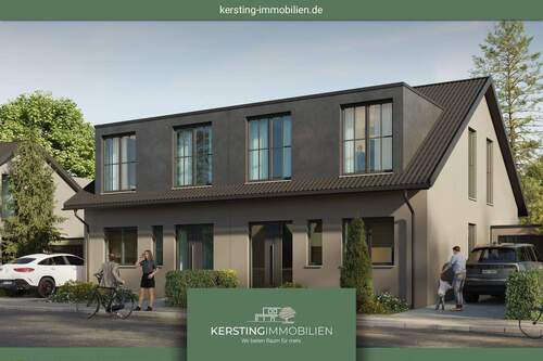 Krefeld Linn - Neubau! Attraktive & energieeffiziente Doppelhaushälfte in familienfreundlicher Wohnlage - KR-Linn
