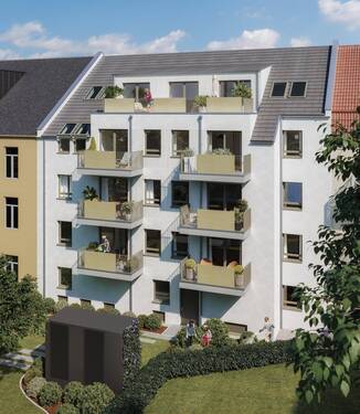 Außenvisualisierung - 4 Zimmer Etagenwohnung in Dresden