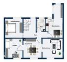 Obergeschoss Variante Zweifamilienhaus - 