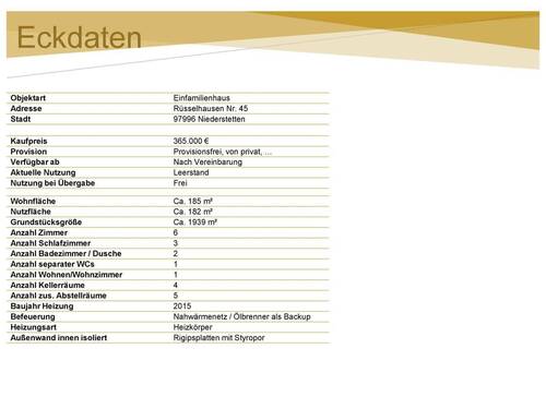 Eckdaten - 