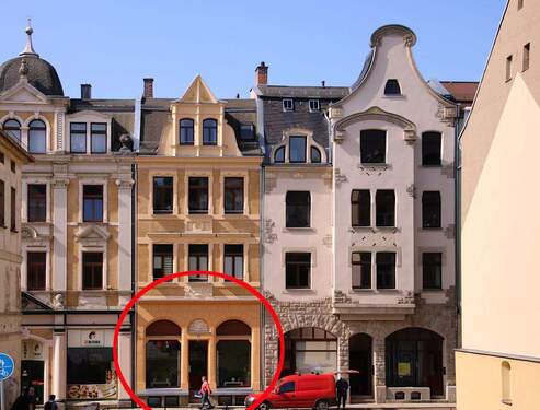 Ansicht - Gewerbeobjekt (Büro, Produktion, Verkauf) zur Miete in Greiz