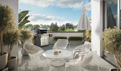Moderne Terrasse - 