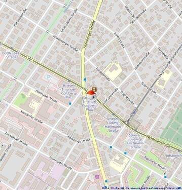 Lageplan - 4 Zimmer Etagenwohnung zum Kaufen in Dresden