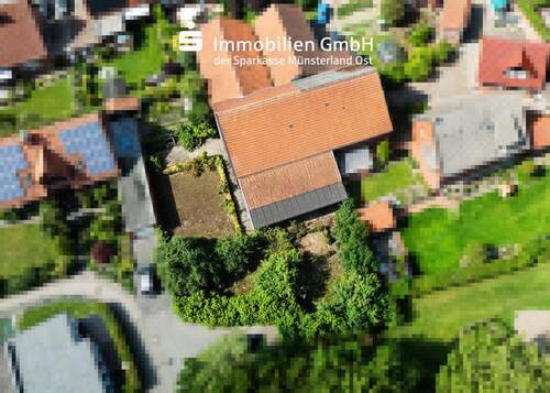 Vogelperspektive - Grundstück in Alverskirchen