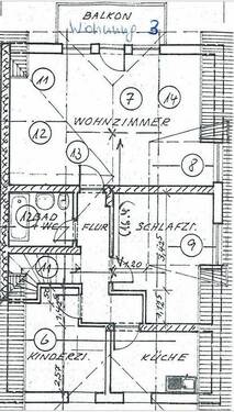 Wohnung 3 DG Anbau - 