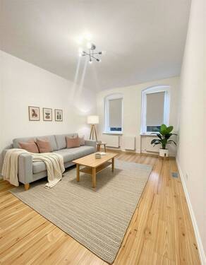 Wohnzimmer - (KI generiert) - 2 Zimmer Etagenwohnung in Berlin