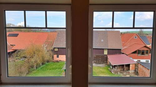 Fensterblick Spitzboden - 