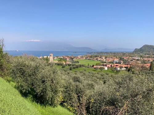 Blick zum Gardasee - Etagenwohnung in Pieve Vecchia