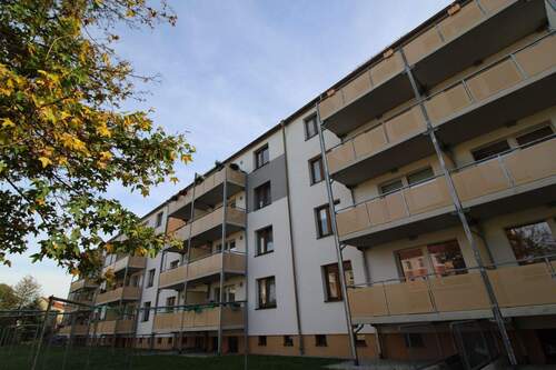 Hausansicht - 2 Zimmer Etagenwohnung zur Miete in Wilkau-Haßlau