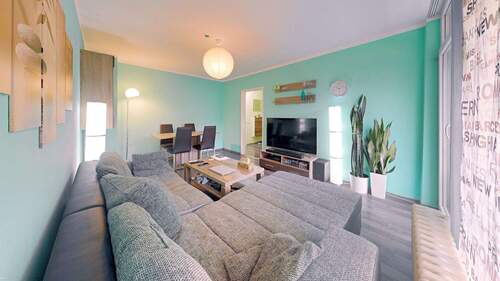 Wohnzimmer - 2 Zimmer Etagenwohnung zum Kaufen in Münster