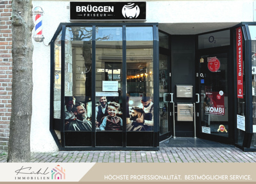 Titelbild - Gewerbefläche in Brüggens Fußgängerzone - Sonderöffnungszeiten für Sonntage