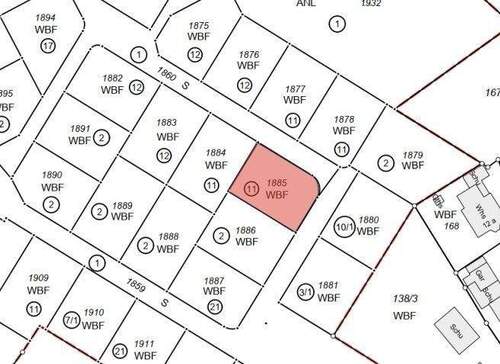 Lage Flurstück 1885 - Baureifes Grundstück in Achern-Mösbach - Neubaugebiet 'Bühli' - 532 m² Grundstückfläche