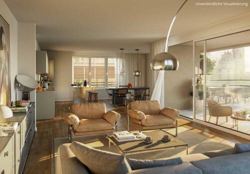 Wohnbereich mit Dachterrasse - 