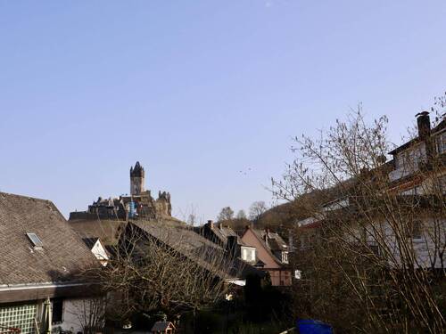 Ausblick auf die Burg Cochem - 4 Zimmer Bungalow zum Kaufen in Cochem
