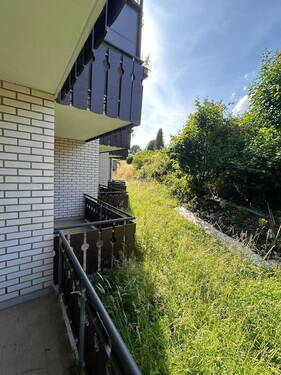 Ausblick Balkon - Etagenwohnung mit 25,50 m² in Horn Bad Meinberg zur Miete