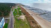 Luftansicht - Logenplatz an der Nordsee - Exklusive Eigentumswohnung in erster Meereslinie mit spektakulärem 180°-Panoramablick