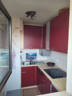 Küche vom Balkon - 