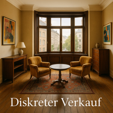 Diskreter Verkauf (KI-Foto) - Prachtvolles, denkmalgeschütztes Mehrfamilienhaus mit original Altbauscharm und Ausbaupotential